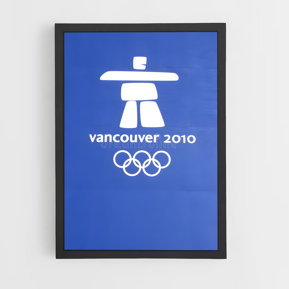 Poster Vancouver olympique – affiche Jeux Olympiques (vue 2)